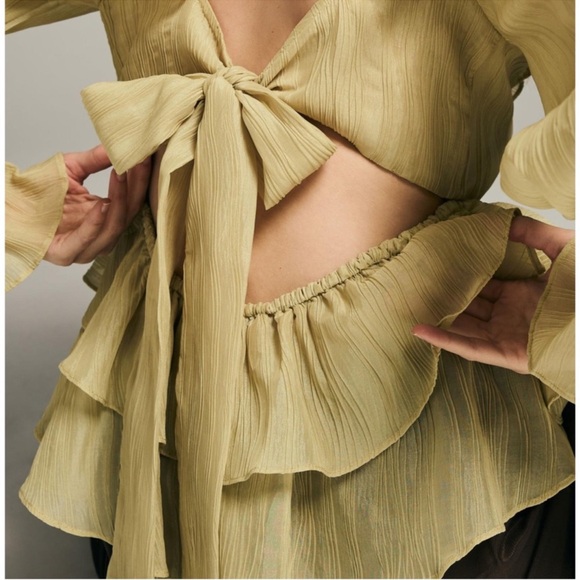 En Elly V-neck Ruffle Blouse - Picture 13 of 15